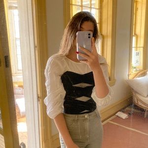 Vintage Bell Sleeve Blouse